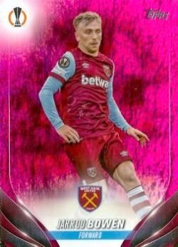 2023-24 Topps UEFA Club Competitions #158 Pink Sparkle Jarrod Bowen