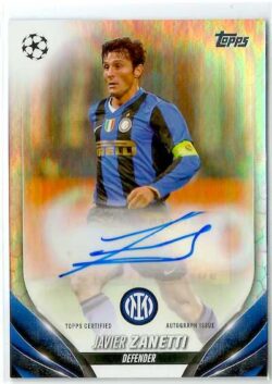 2023-24 Topps UEFA Club Competitions #A-JZ Base Autographs Javier Zanetti