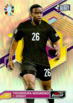 2023 Topps Finest Road to UEFA EURO 2024 #038 Refractor Youssoufa Moukoko