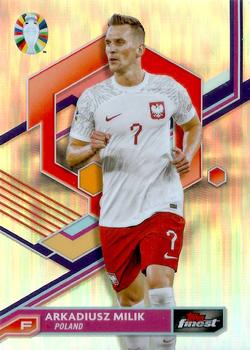 2023 Topps Finest Road to UEFA EURO 2024 #061 Refractor Arkadiusz Milik