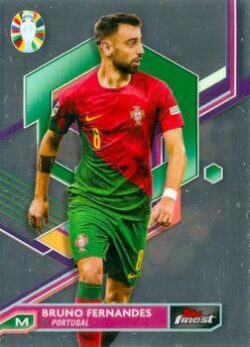 2023 Topps Finest Road to UEFA EURO 2024 #065 Bruno Fernandes