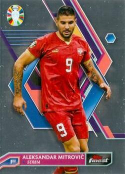 2023 Topps Finest Road to UEFA EURO 2024 #071 Aleksandar Mitrovic