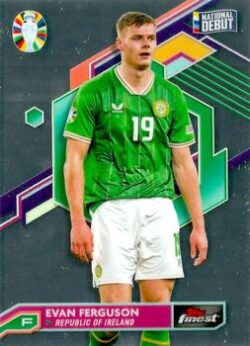 2023 Topps Finest Road to UEFA EURO 2024 #098 Evan Ferguson