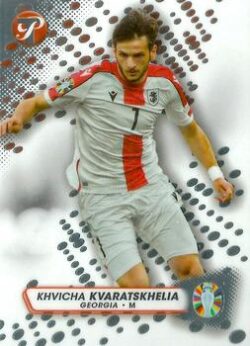 2023 Topps Pristine Road to UEFA EURO 2024 #061 Khvicha Kvaratskhelia