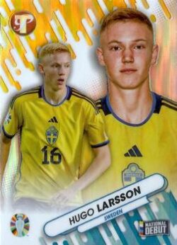 2023 Topps Pristine Road to UEFA EURO 2024 #FF-HL Fresh Faces Hugo Larsson