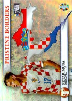 2023 Topps Pristine Road to UEFA EURO 2024 #PB-PM Pristine Borders Petar Musa