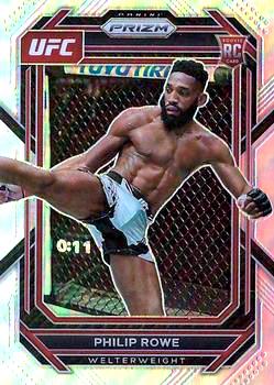 2023 Panini Prizm UFC #184 Silver Prizm Philip Rowe