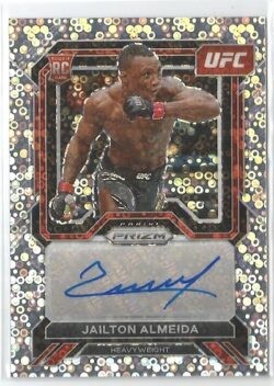 2023 Panini Prizm UFC #SA-JAD Superstar Autographs Under Card Prizm Jailton Almeida