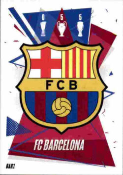 2020-21 Topps UCL Match Attax #BAR01 FC Barcelona Club Badge