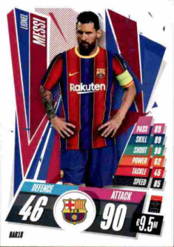 2020-21 Topps UCL Match Attax FC Barcelona #BAR18 Lionel Messi Front