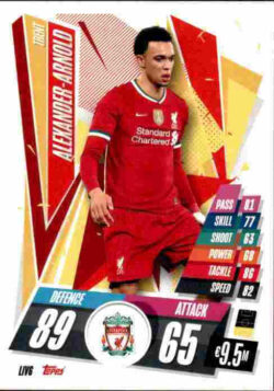 2020-21 Topps UCL Match Attax #LIV06 Trent Alexander-Arnold