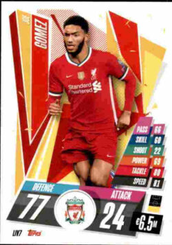 2020-21 Topps UCL Match Attax #LIV07 Joe Gomez