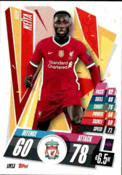 2020-21 Topps UCL Match Attax #LIV13 Naby Keita