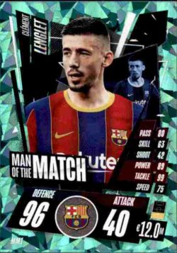 2020-21 Topps UCL Match Attax #MM01 Clément Lenglet