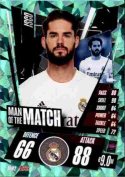 2020-21 Topps UCL Match Attax #MM02 Isco