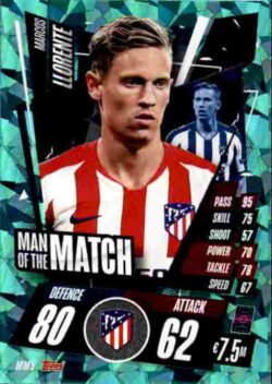 2020-21 Topps UCL Match Attax #MM05 Marcos Llorente