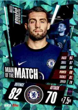 2020-21 Topps UCL Match Attax #MM10 Mateo Kovačić