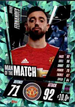 2020-21 Topps UCL Match Attax #MM13 Bruno Fernandes