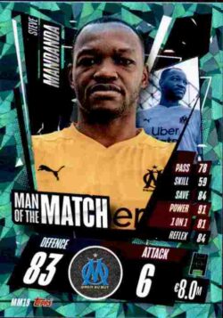 2020-21 Topps UCL Match Attax #MM19 Steve Mandanda