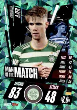 2020-21 Topps UCL Match Attax #MM22 Kristoffer Ajer