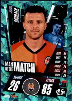 2020-21 Topps UCL Match Attax #MM26 Junior Moraes