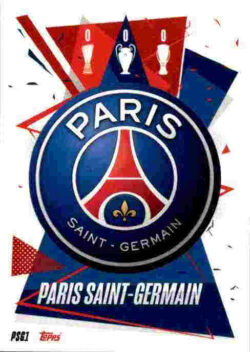 2020-21 Topps UCL Match Attax #PSG01 Paris Saint-Germain Club Badge