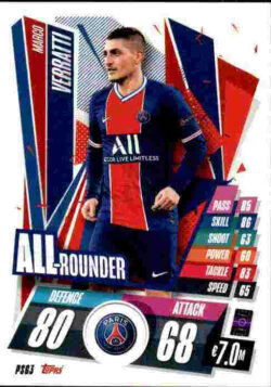 2020-21 Topps UCL Match Attax #PSG03 Marco Verratti