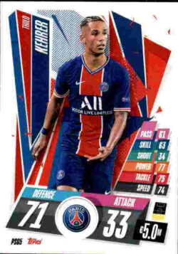 2020-21 Topps UCL Match Attax #PSG05 Thilo Kehrer