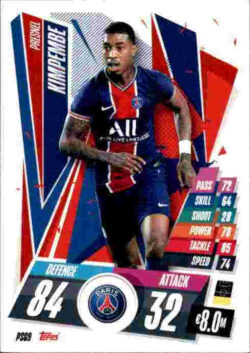 2020-21 Topps UCL Match Attax #PSG09 Presnel Kimpembe