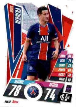 2020-21 Topps UCL Match Attax #PSG10 Ander Herrera