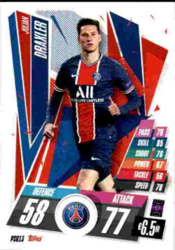 2020-21 Topps UCL Match Attax #PSG13 Julian Draxler