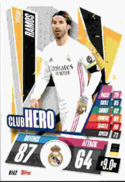 2020-21 Topps UCL Match Attax #REA02 Sergio Ramos