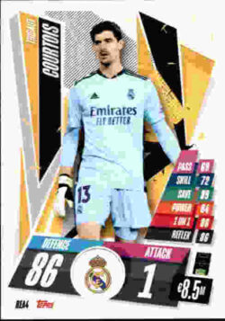 2020-21 Topps UCL Match Attax #REA04 Thibaut Courtois