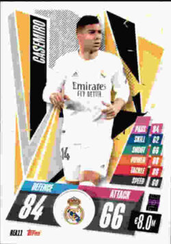 2020-21 Topps UCL Match Attax #REA11 Casemiro