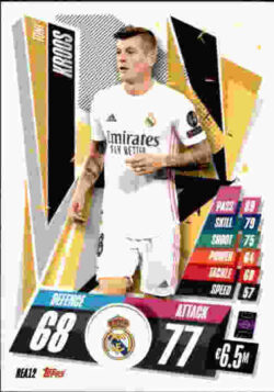 2020-21 Topps UCL Match Attax #REA12 Toni Kroos