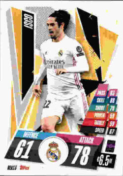 2020-21 Topps UCL Match Attax #REA13 Isco