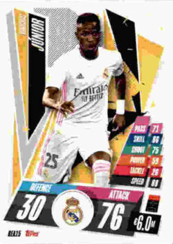 2020-21 Topps UCL Match Attax #REA15 Vinícius Júnior