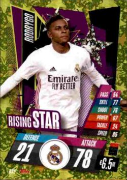 2020-21 Topps UCL Match Attax #RS02 Rodrygo