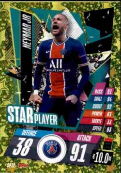 2020-21 Topps UCL Match Attax #SP12 Neymar Jr