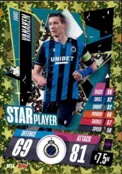 2020-21 Topps UCL Match Attax #SP14 Hans Vanaken