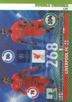 2014-15 Panini UCL Adrenalyn XL #355 Sturridge-Balotelli