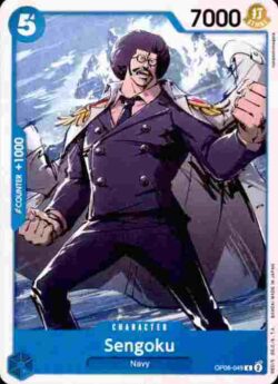 2024 Bandai One Piece 06 Wings of the Captain #OP06-049 Blue Common Sengoku