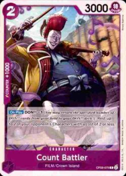 2024 Bandai One Piece 06 Wings of the Captain #OP06-075 Purple Common Count Battler