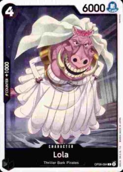 2024 Bandai One Piece 06 Wings of the Captain #OP06-094 Black Common Lola