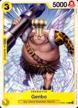 2024 Bandai One Piece 06 Wings of the Captain #OP06-105 Yellow Common Genbo