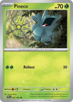 2024 Pokemon Scarlet and Violet-Paldean Fates #PAF001-091 Pineco