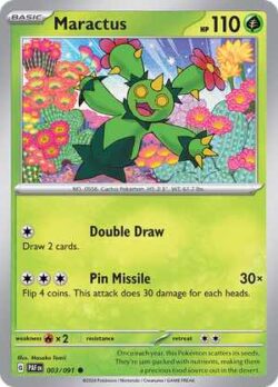 2024 Pokemon Scarlet and Violet-Paldean Fates #PAF003-091 Maractus