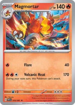 2024 Pokemon Scarlet and Violet-Paldean Fates #PAF010-091 Magmortar