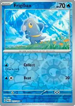 2024 Pokemon Scarlet and Violet-Paldean Fates #PAF017-091 Reverse Holo Frigibax