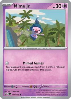 2024 Pokemon Scarlet and Violet-Paldean Fates #PAF031-091 Mime Jr